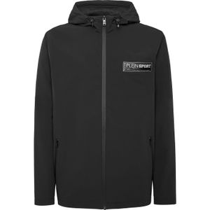 Plein Sport - Hooded Sweatjacket - Zwart - Nylon