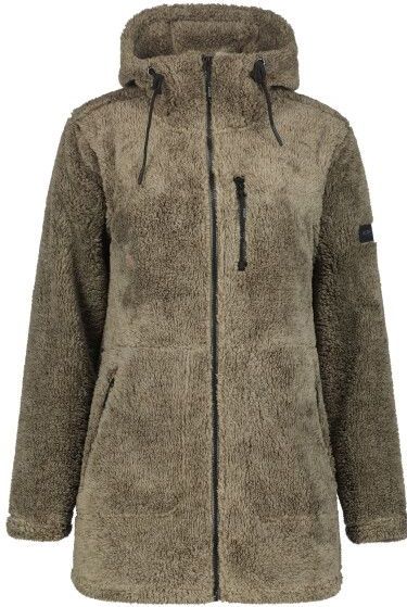 Icepeak - Chelles - Fleece Sweater - Groen - Met Rits - Dames