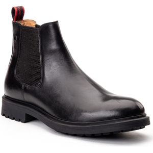 Base London - Roebuck - Chelsea Boots - Zwart - Leren Heren Laarzen