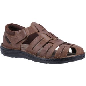 Hush Puppies - Albert - Sandalen - Zwart - Vissersmodel - Klittenbandsluiting