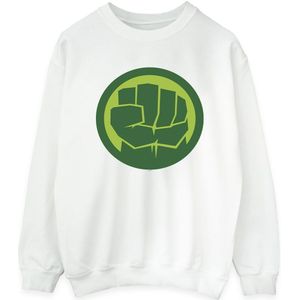 Li-cense Marvel dames hulk borst logo sweatshirt