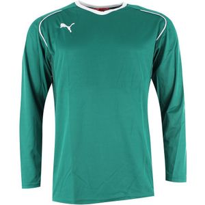 Puma - V5.08 - Kindervoetbal Top - Groen - Lange Mouw V-Hals