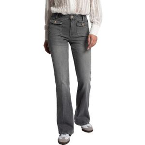 Jaimy Jeans - Grijze Denim - 31 - Rechte Pijp - Middelhoge Taille