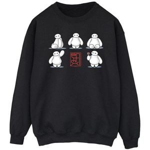 Li-cense Disney heren big hero 6 baymax veel houdingen sweatshirt