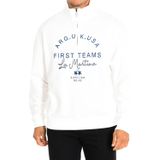 La Martina - TMF600-FP220 - Sweatshirt - Wit - Met Rits