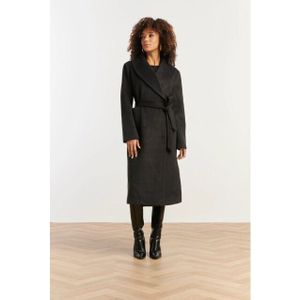 Smashed Lemon - Lange Jas - Off-white - Met Ceintuur