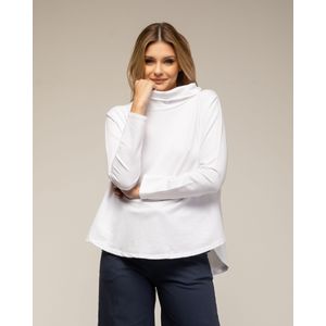 Schoorsteenhals - Blousetop - Lange Mouwen