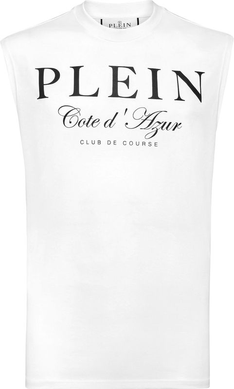 Philipp Plein - T-Shirt Ronde Hals - Wit - Katoen