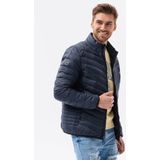 Ombre Gewatteerd herenjack c528 navy -