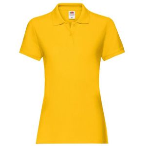 Fruit of the Loom - Dames Premium Effen Poloshirt - 100% Katoen