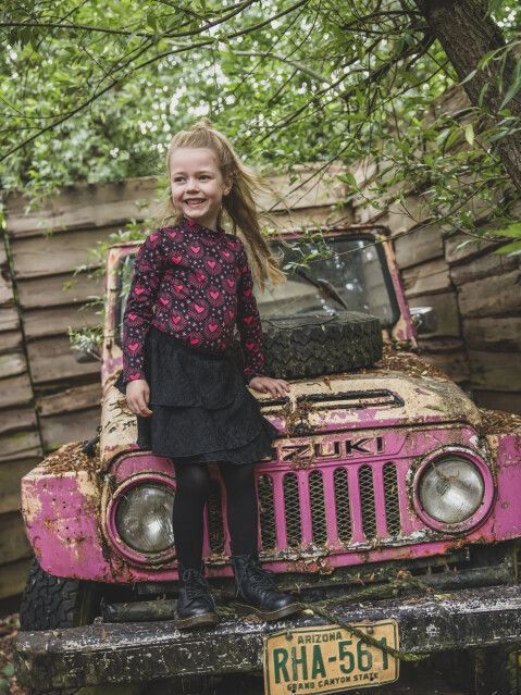 LOOXS Little 2533-7779-093 - Meisjes Rok - Zwart