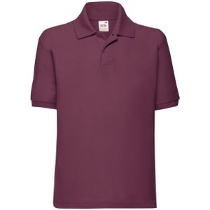 Fruit of the Loom - Poloshirt - Blauw - 65% Polyester 35% Katoen