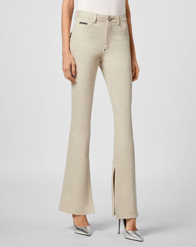 Philipp Plein - Flare Fit Iconic - Jeans - Zwart