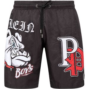 Philipp Plein - Swim Trunks Bulldogs - Badmode - Zwart - Polyester