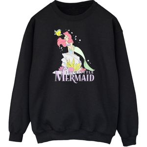 Li-cense Disney heren the little mermaid faded nostalgia sweatshirt