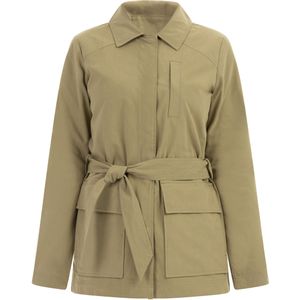 DreiMaster - Licht Katoenen Jas - Lichte Olijf - Dames