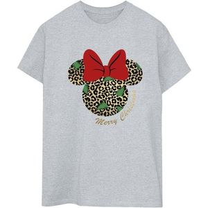 Li-cense Disney dames minnie mouse luipaard kerst katoenen vriendje t-shirt