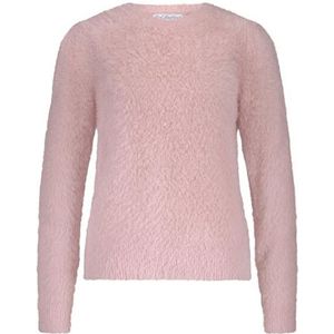 Red Button - SRB4640 - Trui - Pink - Fuzzy Puff Sleeve