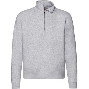 Fruit of the Loom - Heren Premium Effen Quarter Zip Raglan Sweatshirt