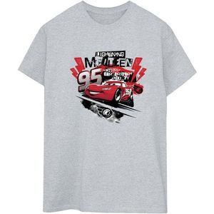 Li-cense Disney dames cars lightning mcqueen collage katoenen vriendje t-shirt