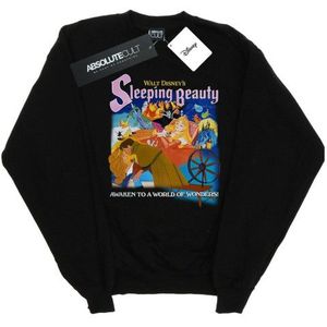 Li-cense Disney dames sweatshirt met collage poster van doornroosje