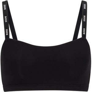 Hugo Boss - Logo Straps Triangle Bra - Zwart - Dames