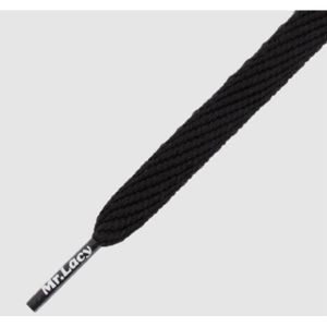 Mr. Lacy - Flexies - Veter - Zwart - Polyester - 110 cm
