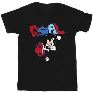 Li-cense Disney heren mickey mouse doelpuntenmaker pose t-shirt