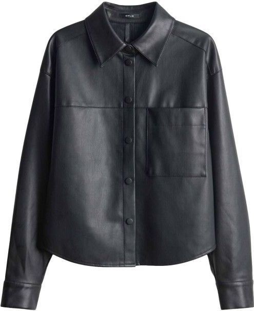 Opus - Blouse lange mouw - Zwart - 10491710970392