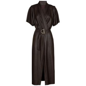 Caroline Biss - Jurk 4164 - Bruin - Cocktailjurken