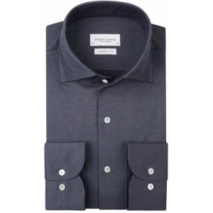 Profuomo - Dress Shirt - Blauw - Lange Mouwen