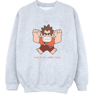 Li-cense Disney dames wreck it ralph happy face sweatshirt