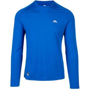 Trespass - Nate - Basislaag Top - Zwart - 88% Polyester, 12% Elastaan, Ademend, Lichtgewicht, Snel Droog