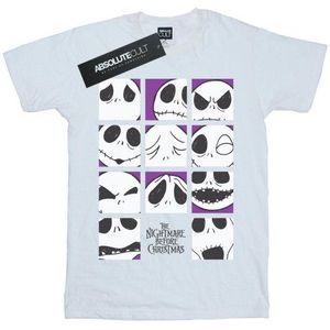 Li-cense Disney heren nightmare before christmas vele gezichten van jack squares t-shirt
