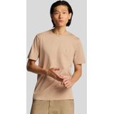 Lyle & Scott - Superfine Katoenen T-shirt - Stealth Bruin
