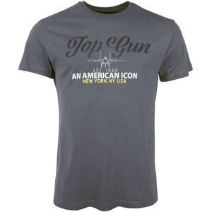 Shirt - Logoprint - Jersey - Ronde Hals - Kwartmouw