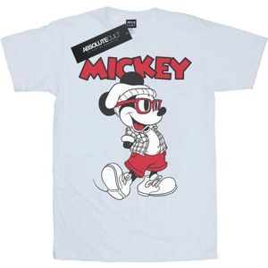 Li-cense Disney dames mickey mouse hipster katoenen vriendje t-shirt