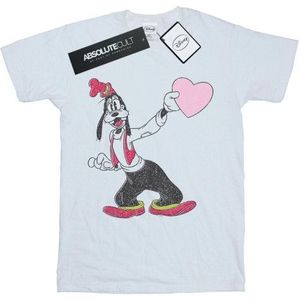 Li-cense Disney heren goofy liefdes hart t-shirt