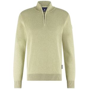 State of Art - Trui - Lichtgroen - Biologisch Katoen - Met Rits