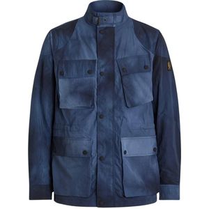 Belstaff - Fieldmaster - Leren Jack - Donker Inkt Marineblauw