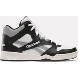 Reebok - Royal Bb4500 Hi2 - Basketbalschoenen - Wit Zwart Barelygrey - Bovenwerk van Leer en Netstof