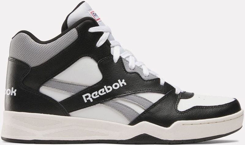 Reebok - Royal Bb4500 Hi2 - Basketbalschoenen - Wit Zwart Barelygrey - Bovenwerk van Leer en Netstof