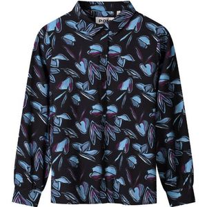 POM Amsterdam - Gebloemde Blouse - Blauw