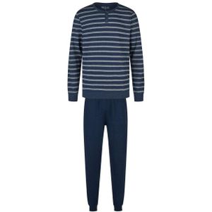 Phil & Co - Heren Pyjama Set - Donkerblauw - Interlock
