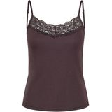 Sisters Point Top korte mouw 18134 VUMI-ST2 Donker bruin