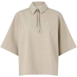 Second Female - Blouse lange mouw - Licht beige - 59585 FICARIAS