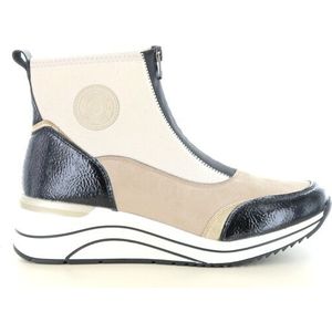 Remonte - Enkellaarsjes Plat - Gebroken Wit - Vegan - Dames