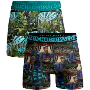 Muchachomalo Heren 2-pack boxershorts captain donkey