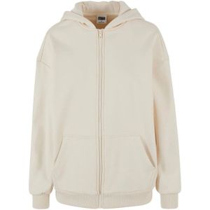 Urban Classics Dames cozy zip front oversized full zip hoodie