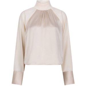 Dante 6 - 253128 Estela - Top - Ecru - Lange Mouw